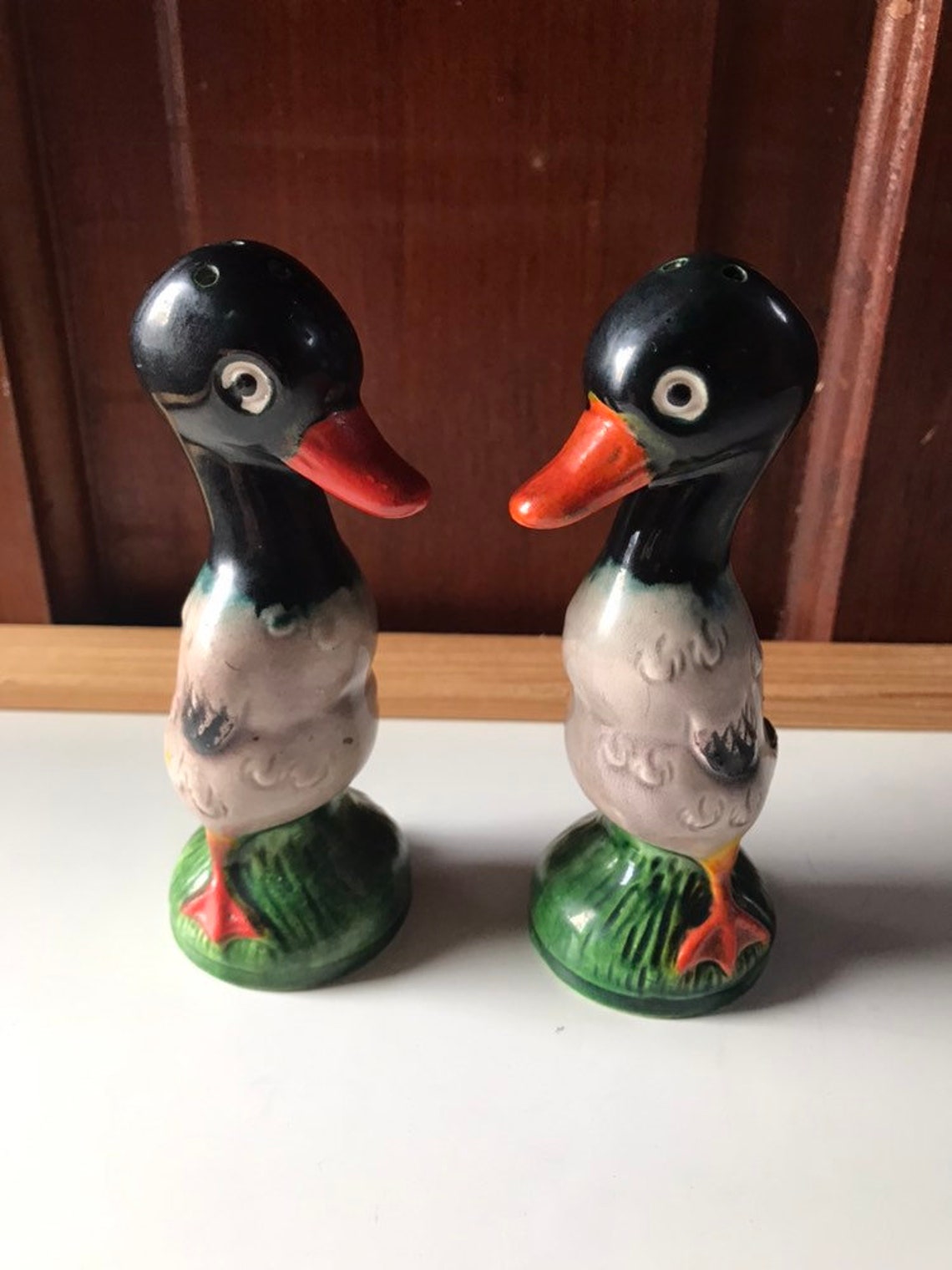Vintage Duck Salt and Pepper Shakersmade in Japan Etsy