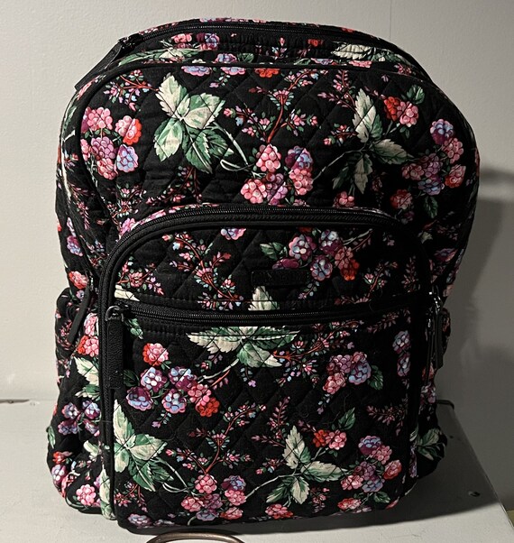 Vera bradley top winter berry backpack