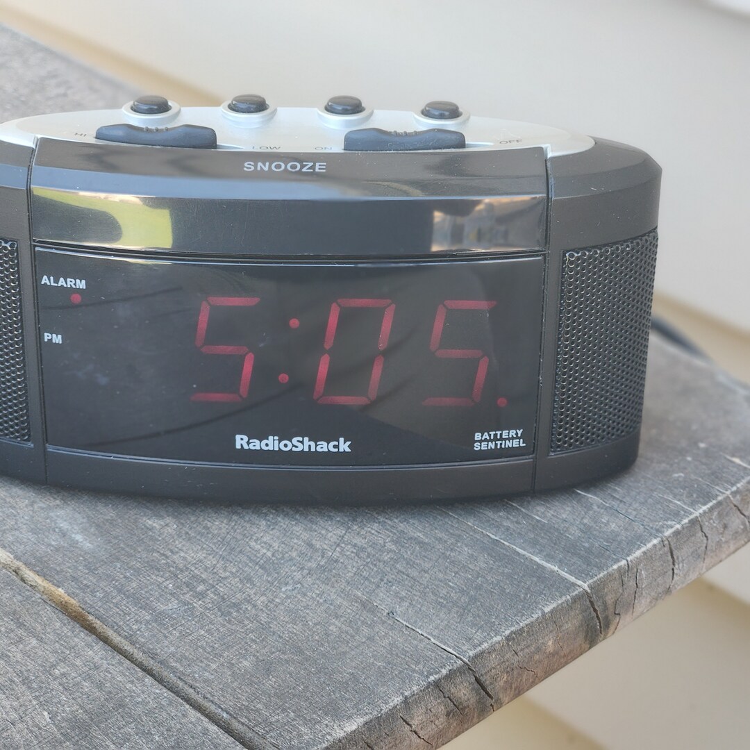 Vintage Radio Shack Alarm Clock Model 63988 Tested Works Etsy