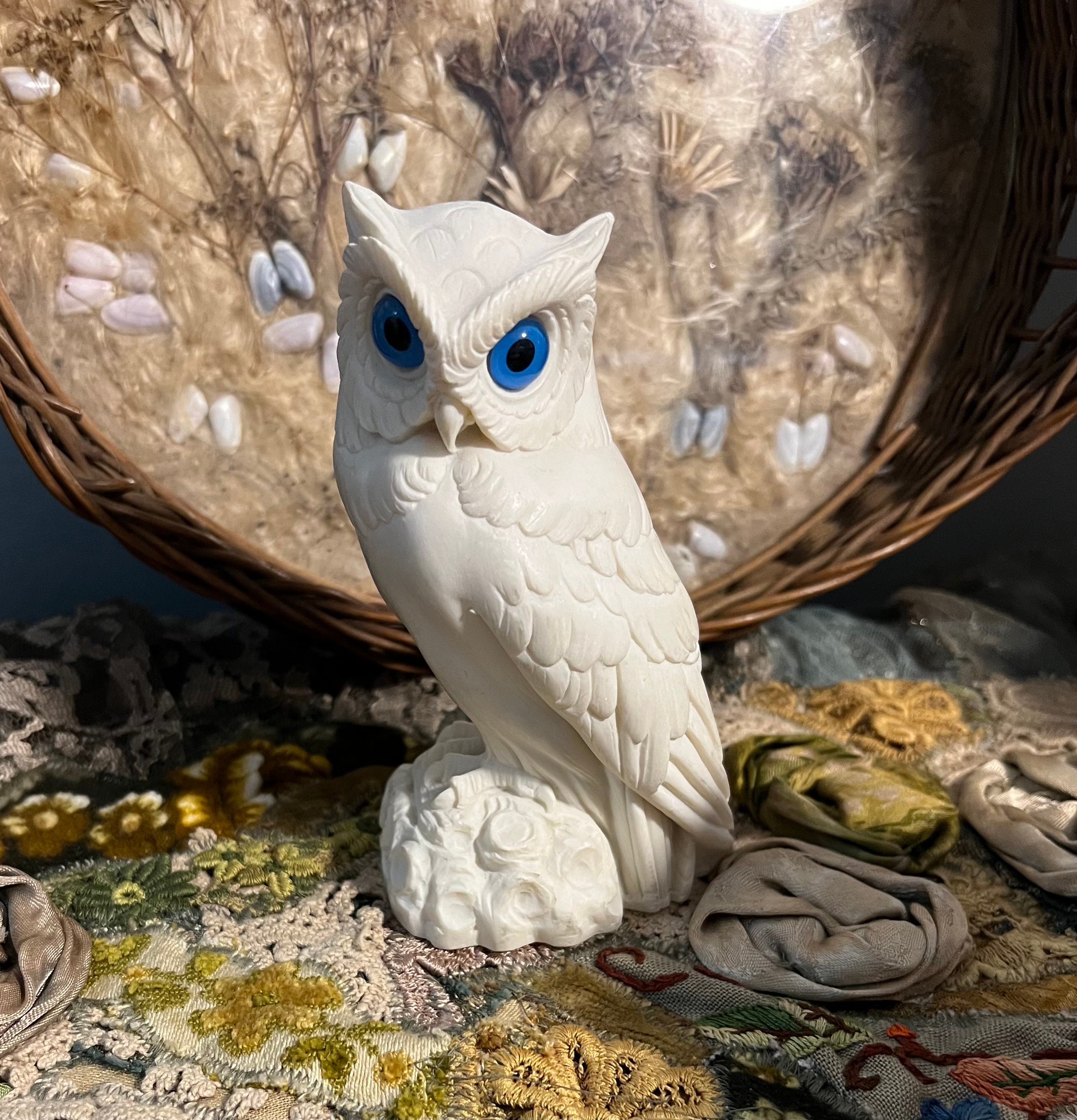 Owl Sculpture Statue Ancient Greek Symbol of Knowledge and Wisdom