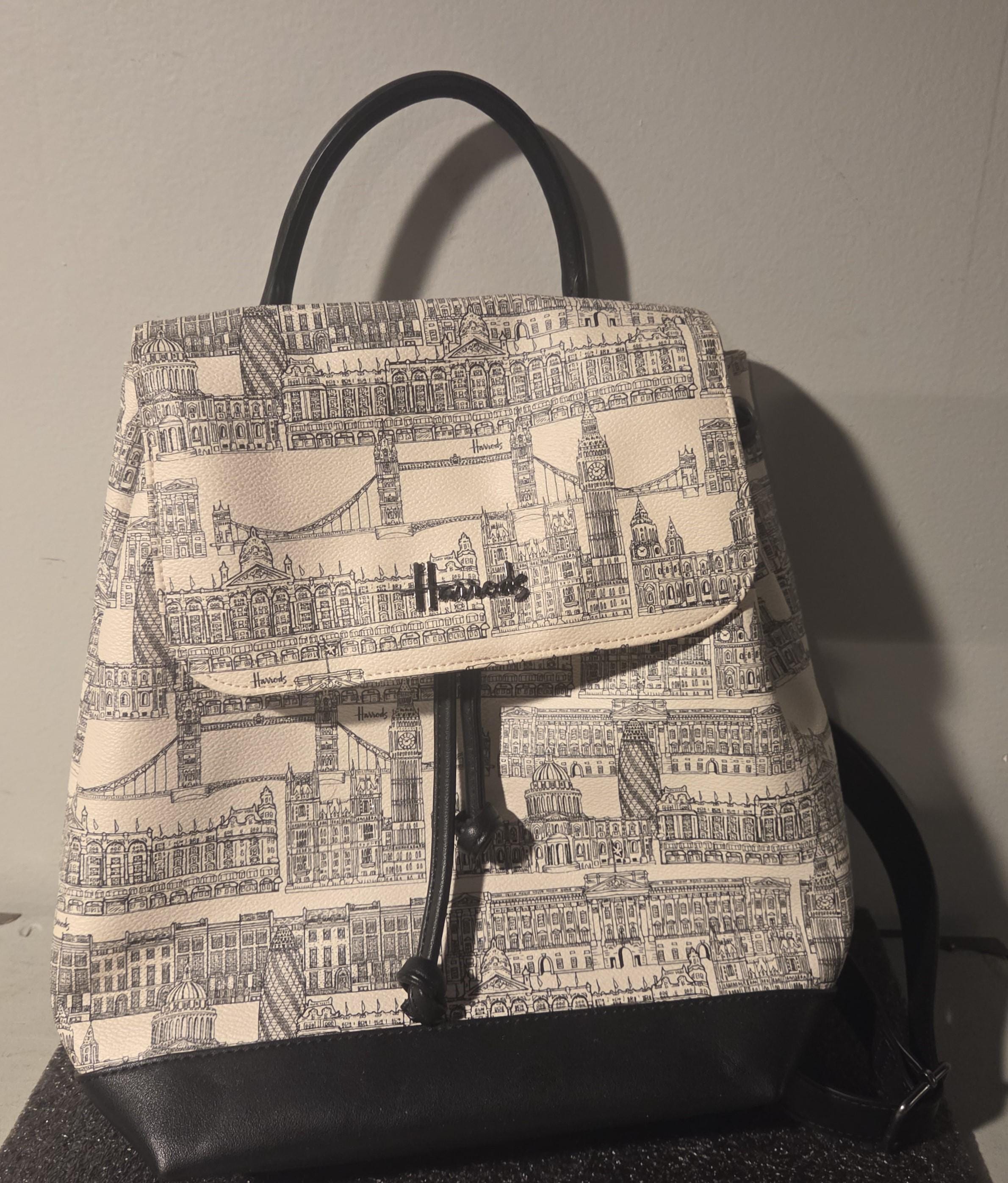Harrods Brompton Road London Backpack - Etsy