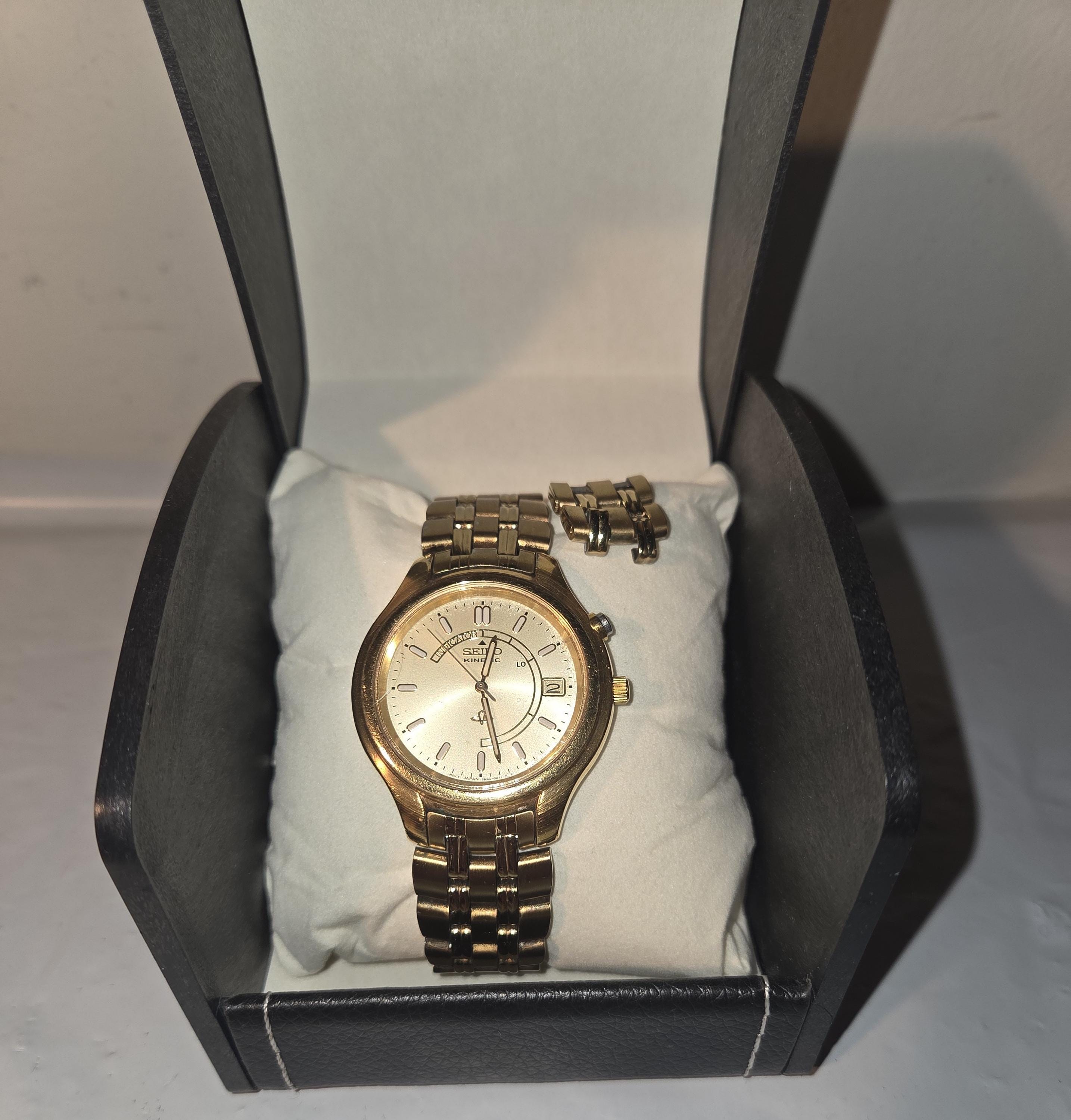 Seiko Kinetic 5m42 - Etsy