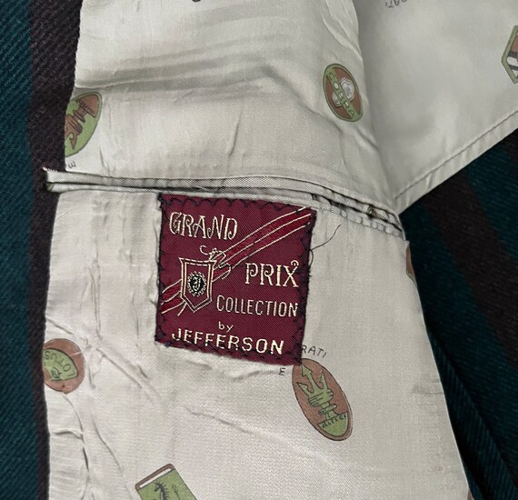 Vintage Grand Prix Collection by Jefferson Blazer Jacket View 3