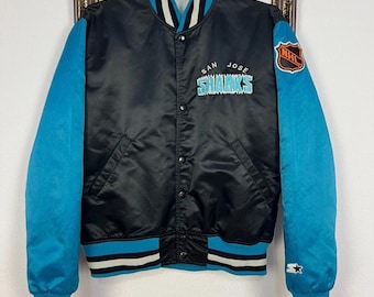 San Jose Sharks Starter Jacket - Size Medium - Etsy