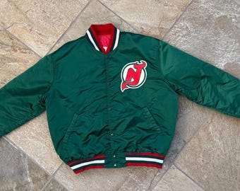 Vintage New Jersey Devils Satin Bomber Jacket - Limited sizes