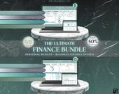 Bundle Personal Budget & Business Bookkeeping Tracker | Google Sheets Finance System (Digital Download)