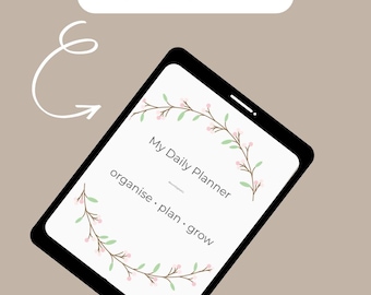 Soft Daily Planner | Minimal Digital Planner | Printable Planner | Instant Download