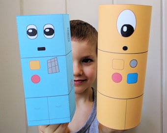 Large Papercraft Robots