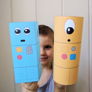 Large Papercraft Robots