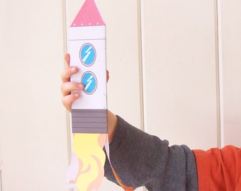 Printable Toys - Rocket Papercraft