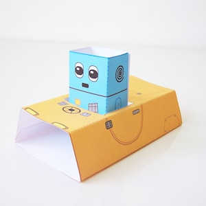 Printable Crafts - Robot and Car Activity for Kids