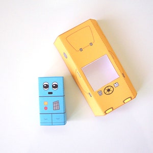 Printable Toy Robot Craft Kit