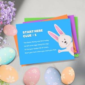 Easter Scavenger Hunt Printable Activity Bundle (Digital Download)
