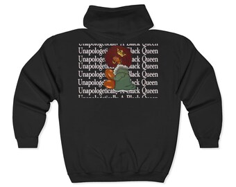 Sudadera con capucha Unapologetically Black Queen