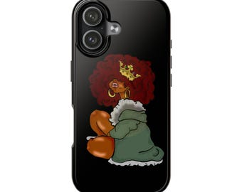 Una funda de teléfono de Black Queen