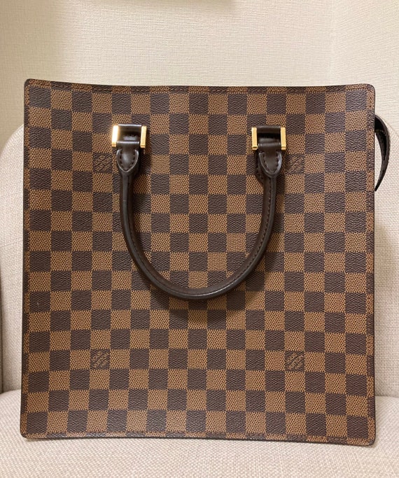 Vintage Louis Vuitton Venice Ebene Damier Tote Handbag 