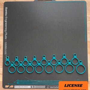 Ring Size Tool, Jewelry Sizing Gauge, Finger Measure, 3D Printing - Blender Modeling - BambuLab - Limited Edition, Only Few Left.