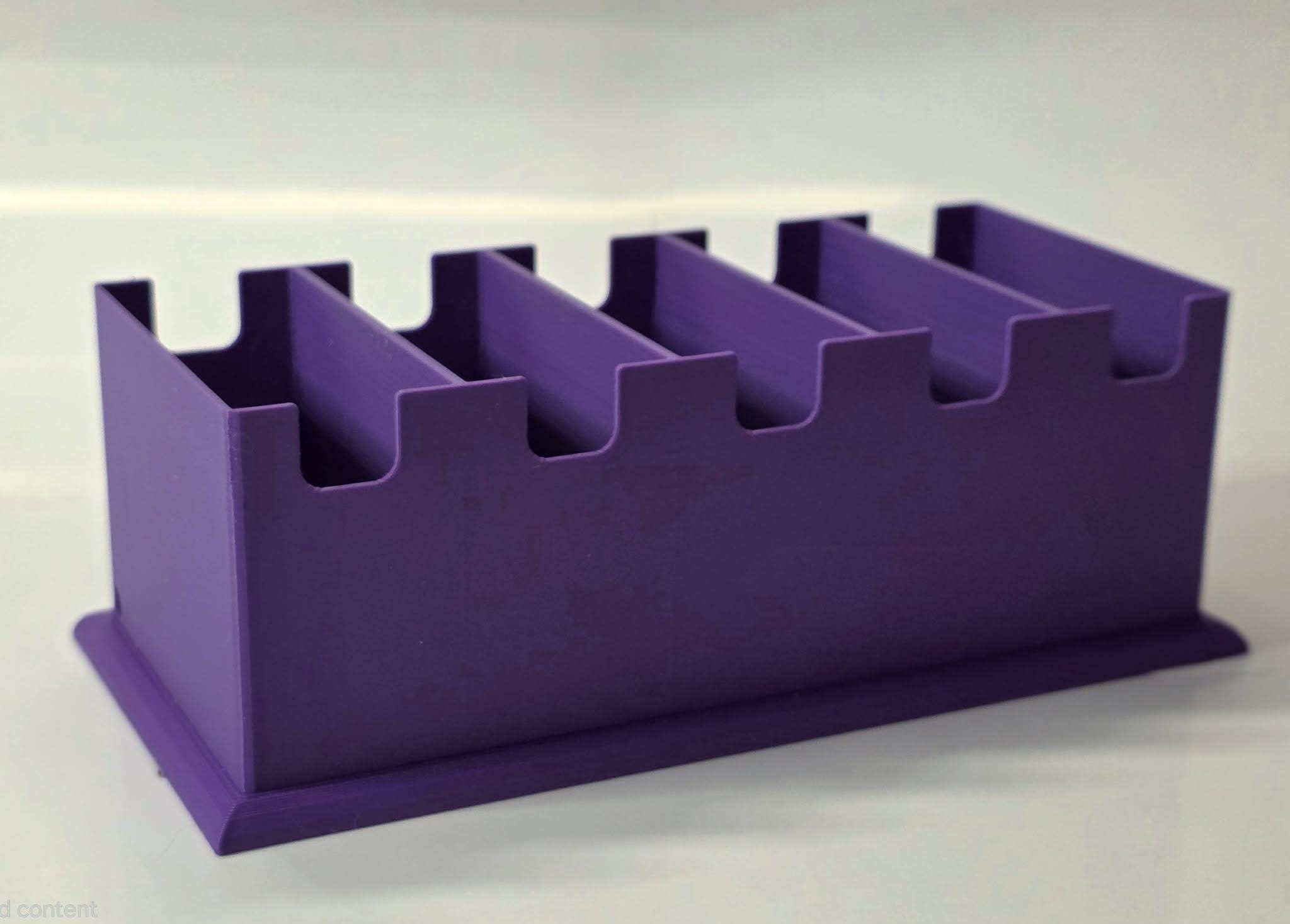 Microscope 5 Slot Slide Holder Organizer With Lid for Histology Lab ...