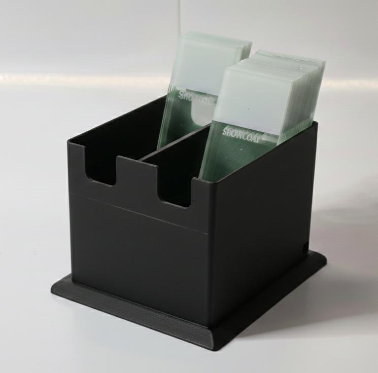 Microscope 2 Slot Slide Holder Organizer With Lid for Histology Lab ...