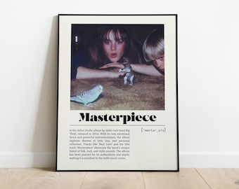 Pôsteres do Big Thief | Pôster Masterpiece | Pôster da Capa do Álbum | Impressão em Pôster para Decoração de Parede | Pôster de Banda Musical | Decoração para Casa, Big Thief