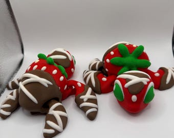 Articulated Chocolate Covered Strawberry Turtle