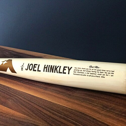 Baseball Groom Engraved Baseball Bat Groomsmen Gift Best Etsy