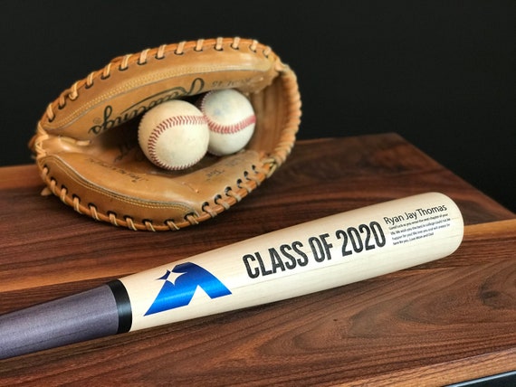 Graduation Gift Engraved Baseball Bat Commencement Etsy
