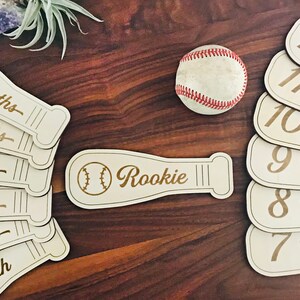 Baseball Baby Milestone Cards, Baby Shower Gift, Baseball Baby Shower ...