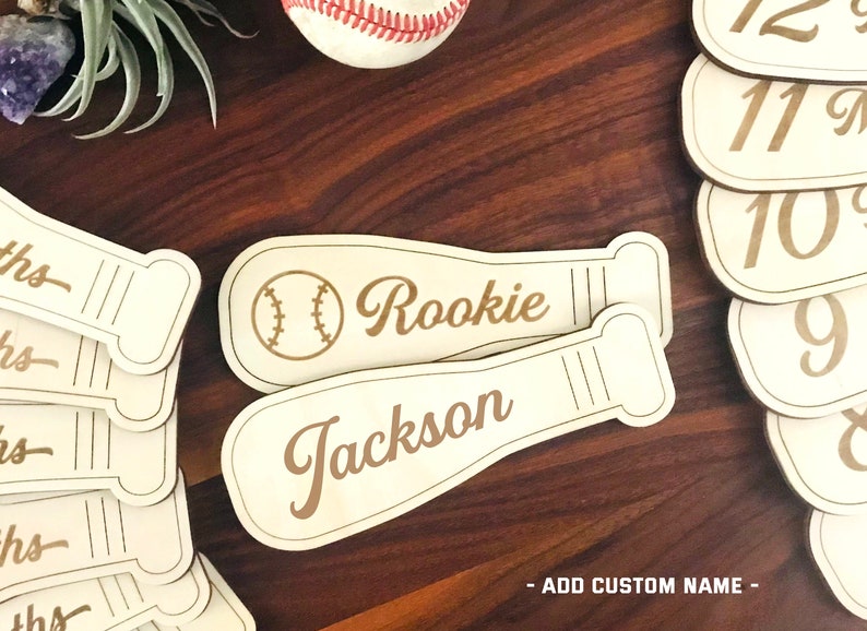 Baseball Baby Milestone Cards, Baby Shower Gift, Baseball Baby Shower ...