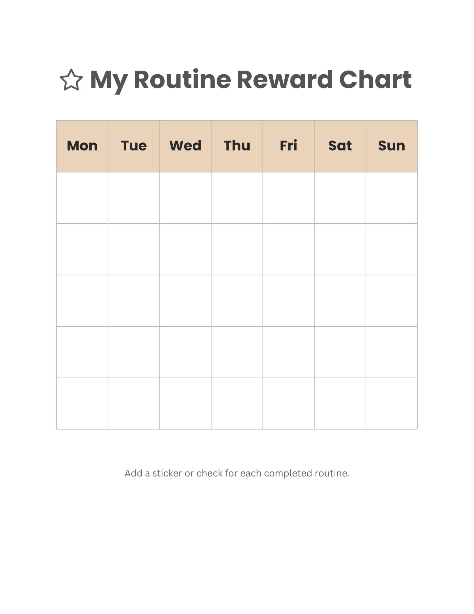 Routine Chart.pdf Kids Daily Routine Chart Printable | Morning & Bedtime Visual Schedule ...