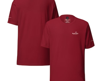Camiseta con detalle de costura del logo ShadowStitch, camiseta minimalista de estilo urbano, top con costura trasera distintiva.