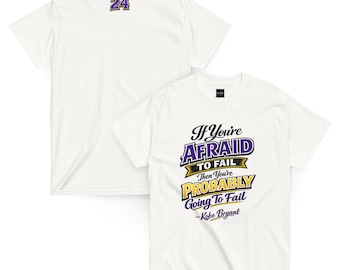 Camiseta motivacional con frases legendarias de Kobe, camiseta estampada, ShadowStitch