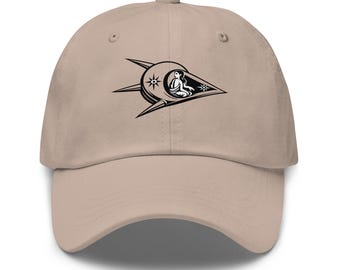 The Star Traveler Cap – White & Black Logo