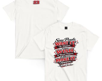 Camiseta motivacional con frases legendarias de Jordan, camiseta estampada, ShadowStitch