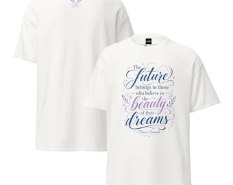 Camiseta motivacional con citas legendarias de Eleanor Roosevelt, camiseta estampada, ShadowStitch