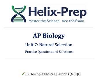 Domande di pratica dell'unità 7 di Biologia AP / Domande a risposta multipla e domande a risposta multipla in stile esame con spiegazioni dettagliate