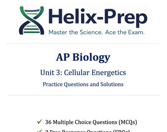 Domande di pratica dell'unità 3 di Biologia AP / Domande a risposta multipla e domande a risposta multipla in stile esame con spiegazioni dettagliate