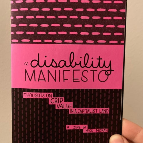 Disability Manifesto Zine print Etsy