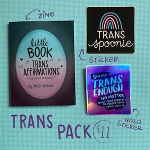 Trans Zine & Stickers Pack image 1