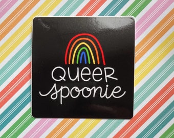 Queer Spoonie Sticker