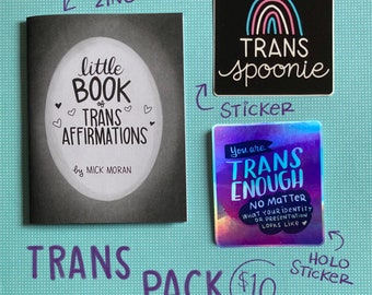 Trans Zine & Stickers Pack