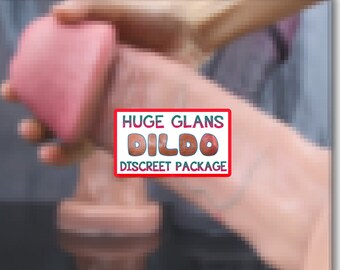 LARGE GLANS Dildo, Ultra Realistic Silicone dildo , Fantasy Dildo , Skin Color realistic Cock, Liquid Silicone Dildos.