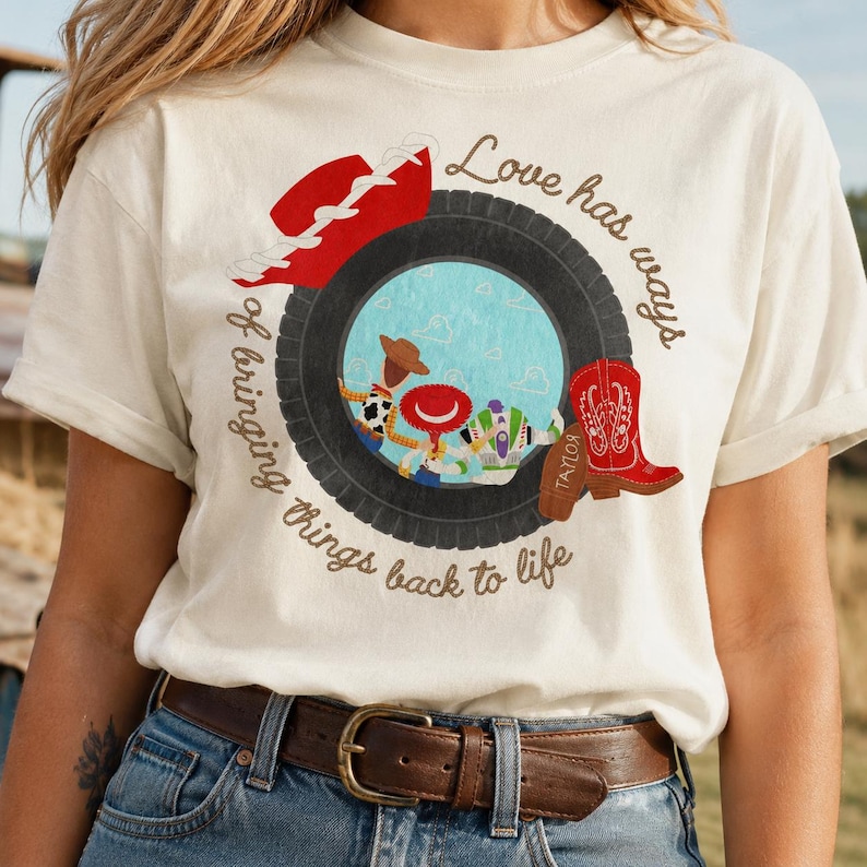 Camiseta vintage "Lo sabía, te conocía", camiseta de amistad de Toy Story 5, camiseta de Woody y Buzz Lightyear, camiseta a juego para la familia de Toy Story de Disneyland imagen 1