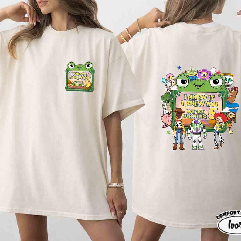 Tay Story Friendship Comfort Colors Shirt, I Knew It I Knew You T-Shirt, TS Woody Jessie Tee, Fans Disneyland Trip Gift, Trendy Music Gift image 5