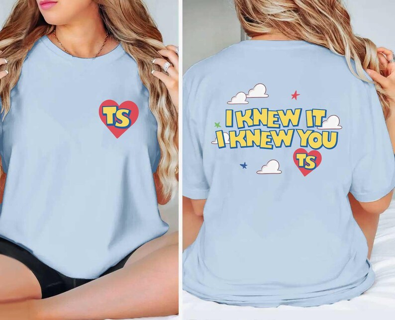 Retro Pixar Toy Story 5 Comfort Colors Shirt, I Knew It I Knew You, Disneyland Toy Story 5 Shirt, Western Cowgirl Tee, Toy Story Stamp Shirt image 3