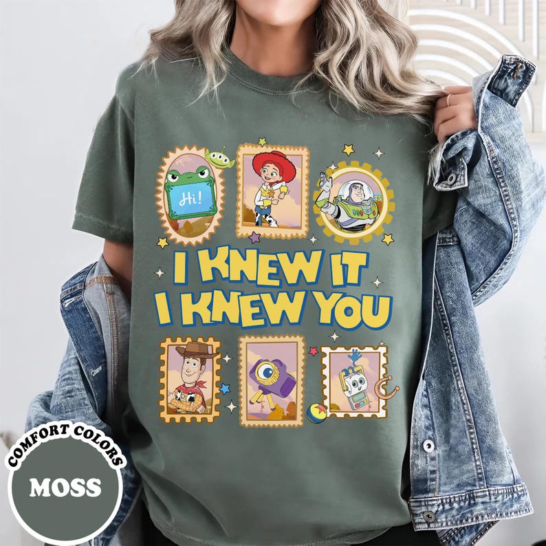 Tay Story Friendship Comfort Colors Shirt, I Knew It I Knew You T-Shirt, TS Woody Jessie Tee, Fans Disneyland Trip Gift, Trendy Music Gift image 2