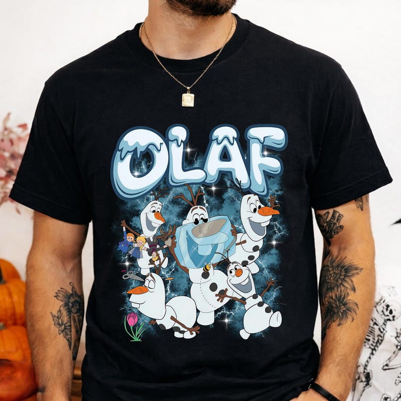 Disney Olaf Shirt, Funny Disney Snowman Shirt, Disney Frozen Shirt, Cute Disney Holiday Tee Gift, Disney Olaf Sweatshirt image 2