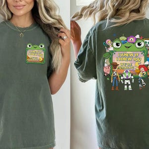 Tay Story Friendship Comfort Colors Shirt, I Knew It I Knew You T-Shirt, TS Woody Jessie Tee, Fans Disneyland Trip Gift, Trendy Music Gift image 3