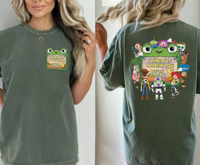Tay Story Friendship Comfort Colors Shirt, I Knew It I Knew You T-Shirt, TS Woody Jessie Tee, Fans Disneyland Trip Gift, Trendy Music Gift image 3