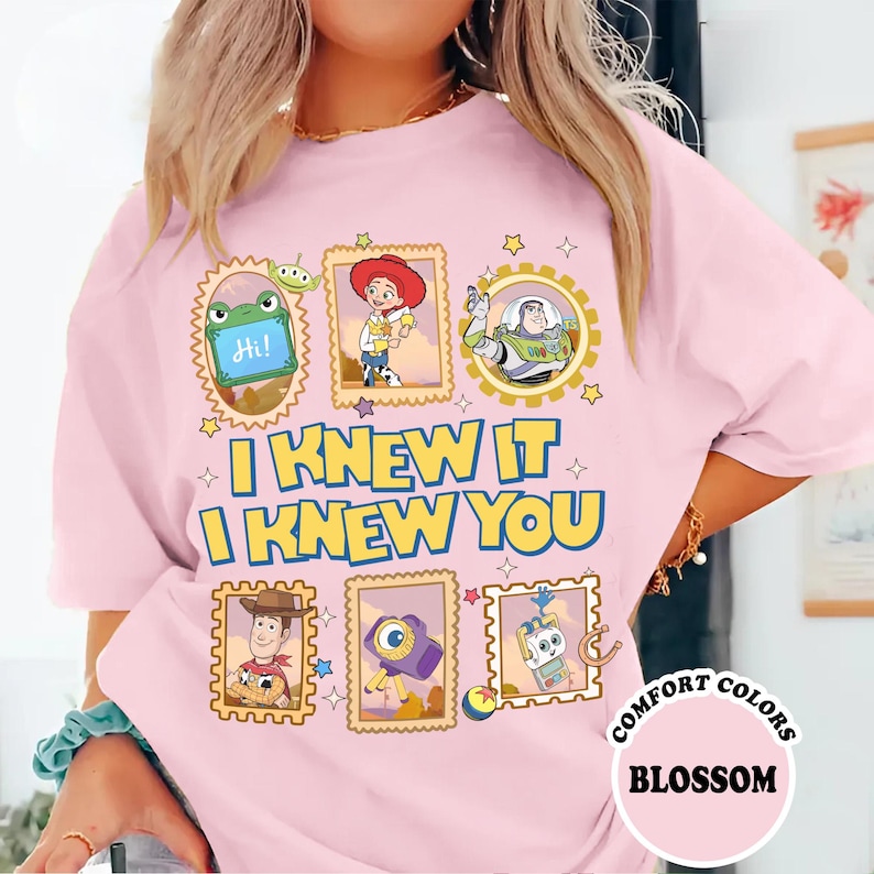 Tay Story Friendship Comfort Colors Shirt, I Knew It I Knew You T-Shirt, TS Woody Jessie Tee, Fans Disneyland Trip Gift, Trendy Music Gift image 3